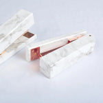 Marble Stapler, Marble Desk Accessories, Marble Office Supplies, Gold Rose Gold Marble Stationery