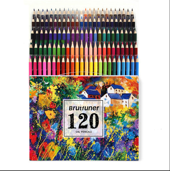 Coloring Pencils Set - Professional Oil Based Color Pencils - Colored Pencils Set - 48-120 Pieces - Art Drawing Supplies - Coloured Pencils