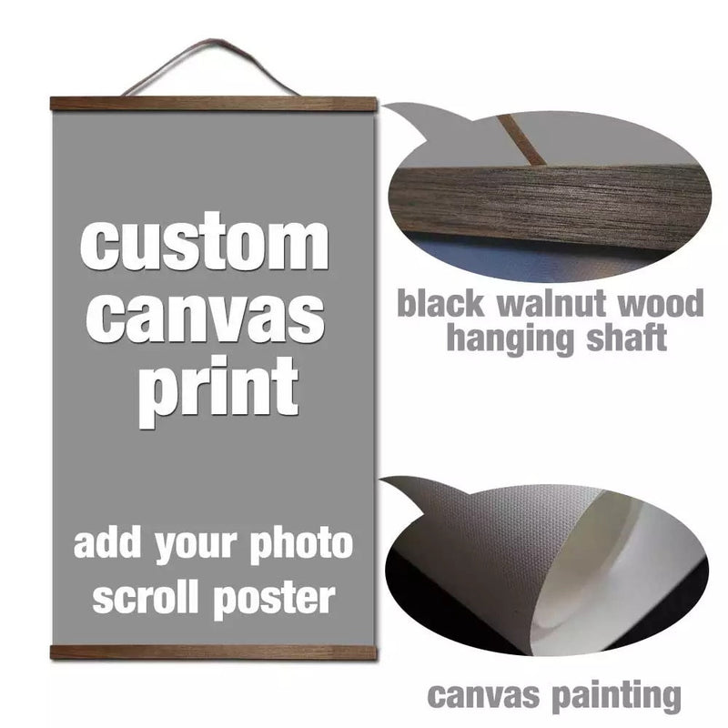Customizable Photo Hanging Canvas, Personalized Family Photos, Custom Canvas Pictures, Wall Hanging Home Decor, Housewarming Wedding Gift