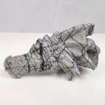 Dragon Head, Quartz Crystal Skull, Artwork, Stone, Home Decoration, Crystal Collection, Crystal Animal, Reiki Healing, Energy FengShui