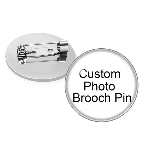 Custom Brooch Pin, Custom Button, Lapel Pin, Pinback Button, Design Your Own Pin, Personalized Pins, Bridal Party Favors, Birthday Favors