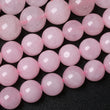 Přírodní růženínové kulaté korálky, krásné přírodní růžové drahokamové korálky, broušené 4mm 6mm 8mm 10mm 12mm, volné korálky, 15 palců dlouhý řetězec