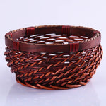 Wicker Storage Basket - Storage Tray - Woven Box - Handmade Organizer Basket - Rattan Storage - Cosmetics Desk Organizer - Home Decor