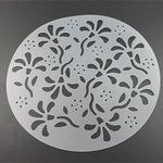 Cake Stencil Template -  Reusable Stencil for Cakes Airbrushing - Fondant Mold Cake Decorating Tools - Baking Supplies - Happy Birthday