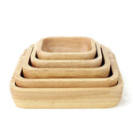 Wooden Plates, Wood Tableware, Dinner Plate, Food Dessert, Tea Plate, Round Handmade Sushi Dish For Daily Use, Housewarming Gift, Kitchen