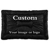 Personalized Rectangle Dog Bed, Custom Dog Bed, Pet Furniture, Modern Dog Bed with Your Picture, Small Dog beds, Dog Lover Gift, Dog Mat