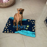 Personalized Rectangle Dog Bed, Custom Dog Bed, Pet Furniture, Modern Dog Bed with Your Picture, Small Dog beds, Dog Lover Gift, Dog Mat