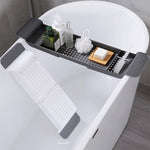 Bath Tub Caddy | Bathtub Tray | Housewarming Gift | iPad Holder | Book Holder | Wine Holder | Home Bathroom Decor | Gift for Her