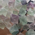 Raw Fluorite Octahedrons - Rough Crystals for Decor or Crystal Grids - Green fluorite - Blue fluorite