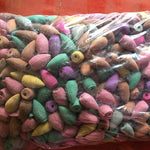 กรวยธูป - 500 กรัม - ประมาณ 250 ชิ้น - ไม้จันทน์ แอมเบอร์กริส โอสมันทัส ชาเขียว กุหลาบ ลิลลี่ มหาสมุทร มะนาว มะลิ ลาเวนเดอร์