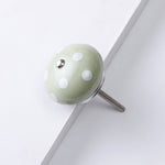 Round Ceramic Knobs Dotted Multicolor Multidesign Ceramic Door Knobs Kitchen Cabinet Drawer Pulls Hardware Knobs Cabinet Knobs Drawer Knobs