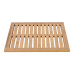 Shower Mat - Non-Sliding Sauna, Spa, Bath Mat - Wood Bath Mat - Indoor or Outdoor - Doormat - Bathroom Toilet Decor - Nordic Style Wooden