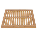 Shower Mat - Non-Sliding Sauna, Spa, Bath Mat - Wood Bath Mat - Indoor or Outdoor - Doormat - Bathroom Toilet Decor - Nordic Style Wooden