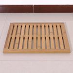 Shower Mat - Non-Sliding Sauna, Spa, Bath Mat - Wood Bath Mat - Indoor or Outdoor - Doormat - Bathroom Toilet Decor - Nordic Style Wooden
