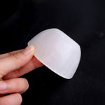 Selenite Crystal Bowl, Crystal Cleansing Bowl, Selenite Charging Bowl,  Crystal Bowl, Polished Selenite, Selenite Round Bowl, Healing Stones