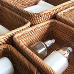 Rattan Storage Box - Wicker Storage Tray - Woven basket - Handmade Organizer Basket - Cosmetics Desk Organizer - Home Decor
