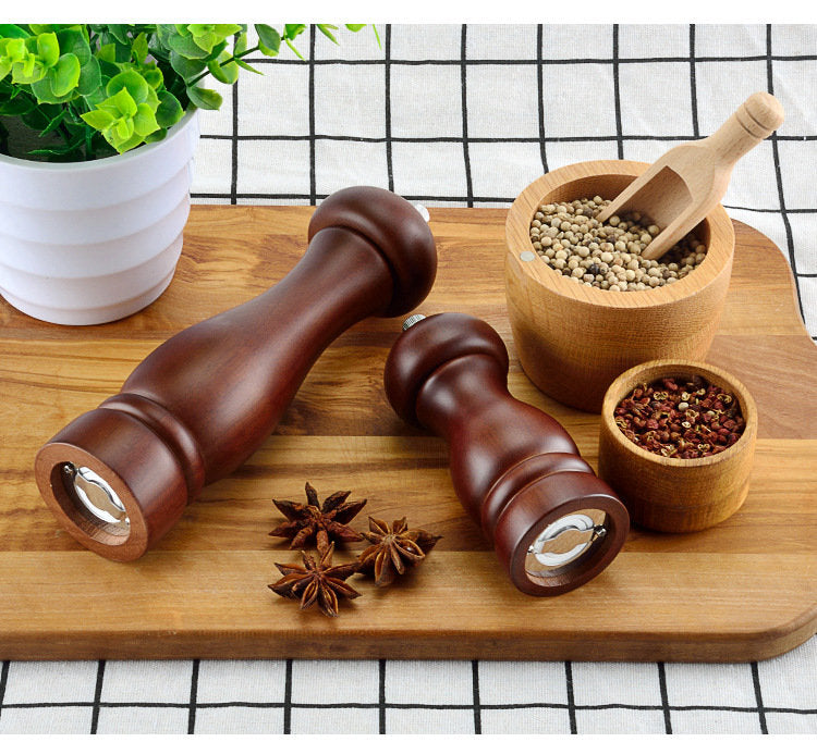 เครื่องบดพริกไทยไม้ ของขวัญสำหรับแม่ เครื่องบดเกลือและพริกไทย เครื่องบดทำมือ เครื่องเขย่าพริกไทยและเกลือ เครื่องบดเครื่องเทศ ของขวัญ ตกแต่งครัว