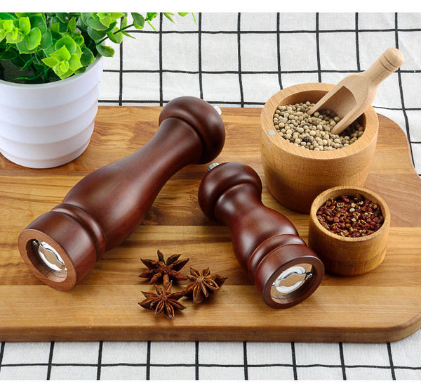 Wooden Pepper Mill, Gift for Mom, Salt and Pepper Mill, Grinder Hand Crafted, Salt and Pepper Shakers, Spice Mill, Gift, Kitchen Decor