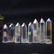 Point de Quartz Clair Aura Angélique - Tour de Quartz Aura Angélique - Tour de Cristal de Guérison Arc-en-Ciel - Pierres de Guérison - Obélisque d'Énergie de Méditation Reiki