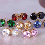 Crystal Stud Earrings - Rhinestone Earrings - Crystal Post Earrings - Bridesmaids Jewelry - Gift for Her