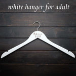 Personalized Bride Hanger - Bridesmaid Hangers - Wedding Dress Hanger - Bridal Dress Hanger - Wooden Engraved Hanger - Groom Groomsmen Gift