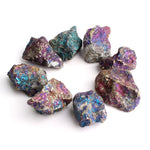 Peacock Ore Crystal - Rough Bornite Chalcopyrite -Mini Peacock Ore Raw Crystals - Rough Gemstone Rainbow Rock Mineral Craft - Jewelry Making