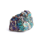 Peacock Ore Crystal - Rough Bornite Chalcopyrite -Mini Peacock Ore Raw Crystals - Rough Gemstone Rainbow Rock Mineral Craft - Jewelry Making