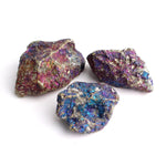 Peacock Ore Crystal - Rough Bornite Chalcopyrite -Mini Peacock Ore Raw Crystals - Rough Gemstone Rainbow Rock Mineral Craft - Jewelry Making