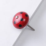 Round Ceramic Knobs Dotted Multicolor Multidesign Ceramic Door Knobs Kitchen Cabinet Drawer Pulls Hardware Knobs Cabinet Knobs Drawer Knobs