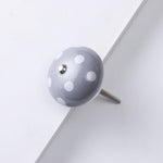 Round Ceramic Knobs Dotted Multicolor Multidesign Ceramic Door Knobs Kitchen Cabinet Drawer Pulls Hardware Knobs Cabinet Knobs Drawer Knobs