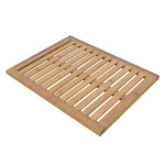 Shower Mat - Non-Sliding Sauna, Spa, Bath Mat - Wood Bath Mat - Indoor or Outdoor - Doormat - Bathroom Toilet Decor - Nordic Style Wooden