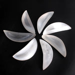 Selenite Half Moon Bowl,  White Selenite Half Moon Shaped Dish Bowl, Crystal Polished Cleansing Charging Healing Gemstone Healing Bowl