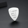 Personalized Guitar Pick, Custom Photo Guitar Player Gift For Anyone, Photo Keepsake Musician Gift Idea For Him Or Her Dad Husband