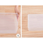 กล่องรองเท้าพลาสติกใสพับได้ - กล่องจัดเก็บแบบซ้อนใส
