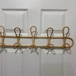 Rattan Hanging Wall Hooks Shelf - Coat Rack Bathroom Towel Hanger Bedroom - Boho Hat Kids Clothes Entryway  Organizer - Kids Room Home Decor
