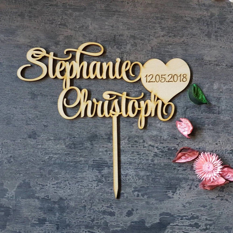 Mr and Mrs Cake Toppers for Wedding - Custom Personalized Cake Topper - Glitter Wedding Cake Topper Decoration Birthday Anniversary Baptism