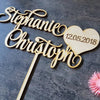 Mr and Mrs Cake Toppers for Wedding - Custom Personalized Cake Topper - Glitter Wedding Cake Topper Decoration Birthday Anniversary Baptism