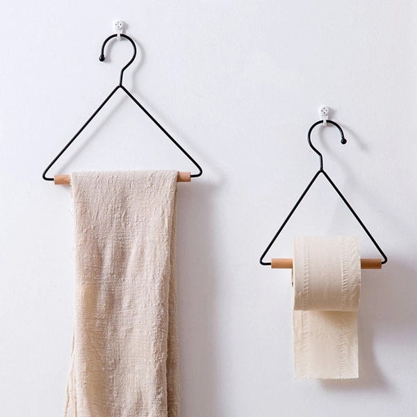Wooden Towel Hanger, Clothes Hanger, Bathroom Towel Holder, Laundry Room Decor, Farmhouse Decor, Bathroom Decor