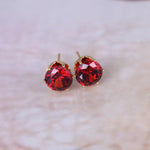Crystal Stud Earrings - Rhinestone Earrings - Crystal Post Earrings - Bridesmaids Jewelry - Gift for Her