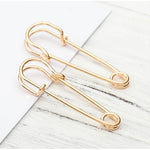 Paperclip Earrings - Black Gold Silver Earrings - Minimalist Hoop Earring - Gift for Her