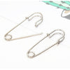 Paperclip Earrings - Black Gold Silver Earrings - Minimalist Hoop Earring - Gift for Her
