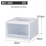 Stackable Storage Box - Bedroom Organizer - Clothes Storage - Drawer Chest - Bedroom Table Stand Cabinet - Closet Organization - Laundry