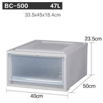 Stackable Storage Box - Bedroom Organizer - Clothes Storage - Drawer Chest - Bedroom Table Stand Cabinet - Closet Organization - Laundry