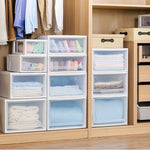 Stackable Storage Box - Bedroom Organizer - Clothes Storage - Drawer Chest - Bedroom Table Stand Cabinet - Closet Organization - Laundry