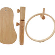Embroidery Hoops Stand, Round Embroidery Frame Holder, Seat Frame for Hand Bead, Quality Wooden 360 Degree Adjustable Rotatable Seat Stand