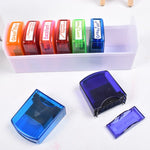 8 Pcs Teacher Classroom Stamp Set | Self Inking Teacher Grading Stamp Set | Classroom Stamps | Gift for Teacher | Teacher Present