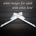 Personalized Bride Hanger - Bridesmaid Hangers - Wedding Dress Hanger - Bridal Dress Hanger - Wooden Engraved Hanger - Groom Groomsmen Gift