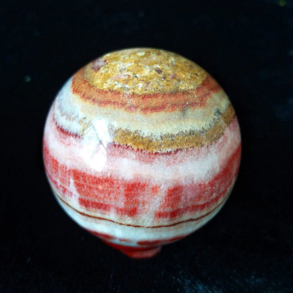 Rhodochrosite Sphere, Round Rhodochrosite Ball, Crystal Grid, Healing Crystals, Reiki Chakra Stone, Energy,  Heart Chakra Stone, Meditation