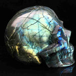 Labradorite Carving Skull Cabochon,  Rainbow Labradorite Crystal Skull, Labradorite Skull, Jewelry Making, Diy Jewelry Pendant, Gemstone