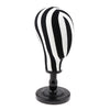 Mannequin Head Stand - Black White Manikin Head - Wig Head Stand - Mannequin Head for Wigs - Wig Mannequin Hat Display with Wooden Stand Unisex Adult